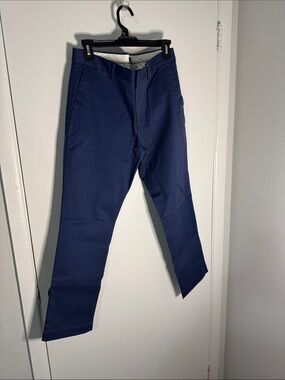 Banana Republic Men's Aiden Slim Fit Navy Blue Chinos 32x30 NWOT